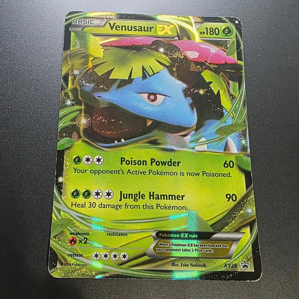 Venusaur EX XY28 Black Star Promo Holo Vintage Era Pokemon Card NM
